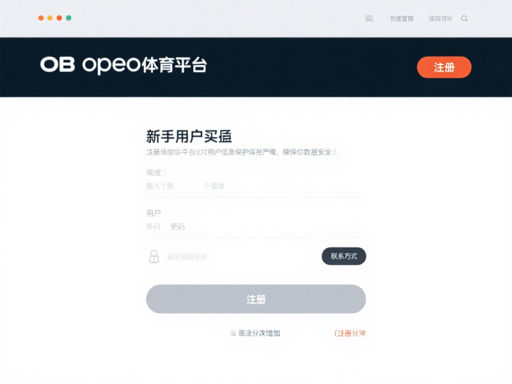 ob欧宝体育平台注册指南与优惠活动详解 (ob欧宝体育平台注册指南与最新优惠活动全面解析) 对于新手用户来说,注册一个账户往往是接触平台的第一