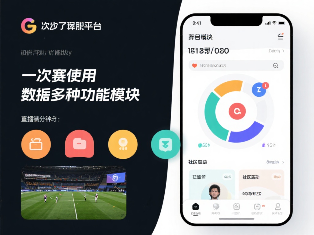 此外，平台还提供了多种功能模块，比如赛事直播、数据